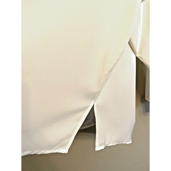 NWT ELOQUII Woman's White Long Sleeve Blouse Size 24W - Picture 6 of 9